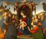 Piero di Cosimo: Madonna in trono con Bambino e Santi (part)